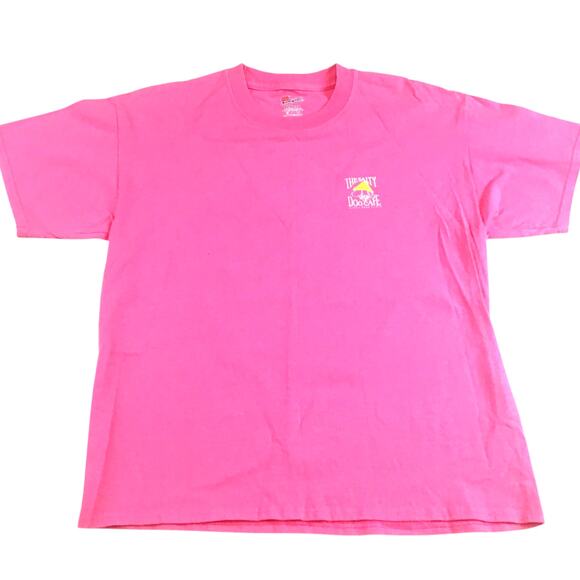 Salty Dog Cafe T-Shirt Pink Classic Logo Yellow Hat Size XL - Picture 3 of 3
